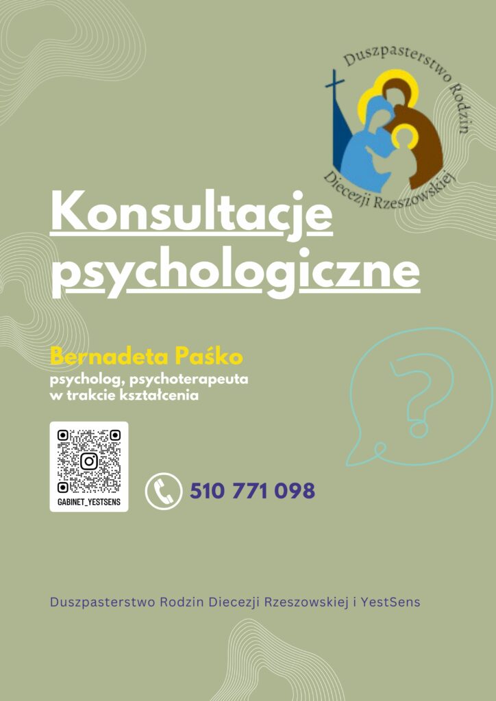 plakat psycholog konsultacje